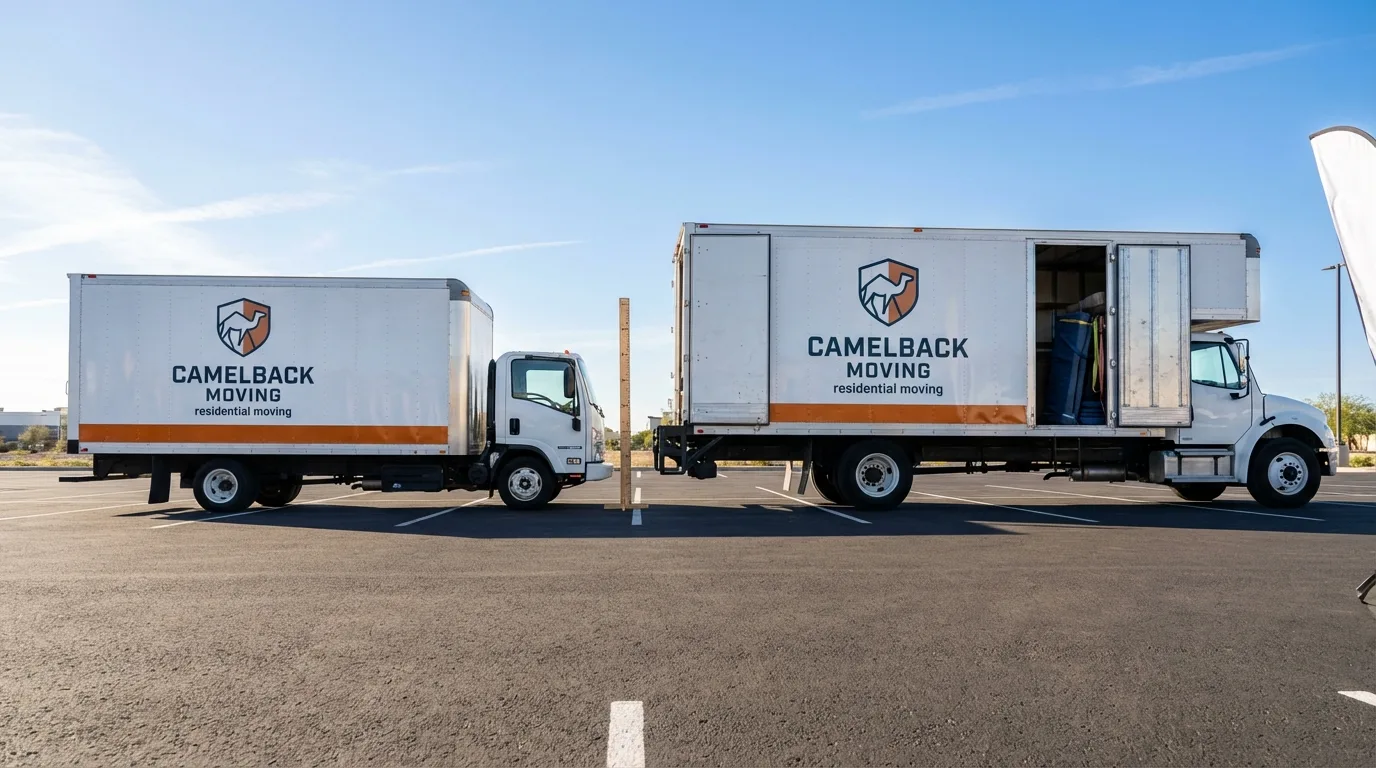 Moving truck size capacity guide in Waimea